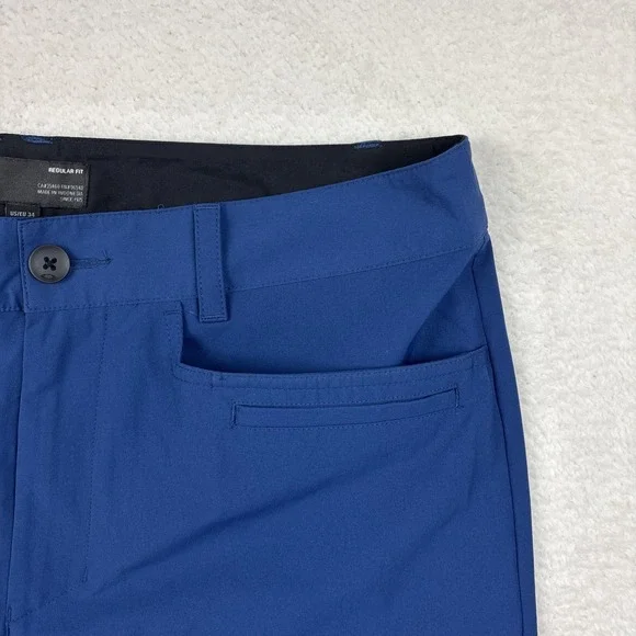 OAKLEY Honors Performance Mens Shorts Size 34 Blue Stretch Golf Lightweight EUC - Picture 9 of 10